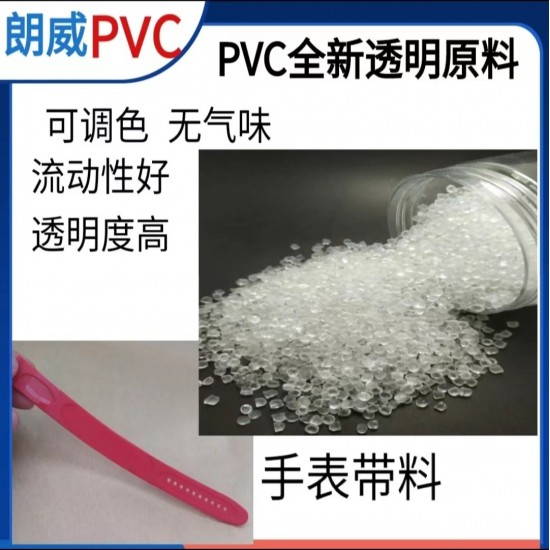 PVC环保透明手表带颗粒
